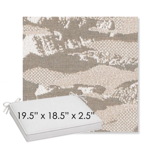 Picture of Yama Fuji | Sunbrella® 19.5" x 18.5" Outdoor Dining Cushion