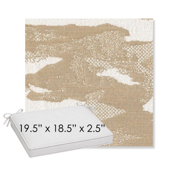 Picture of Yama Tomori | Sunbrella® 19.5" x 18.5" Outdoor Dining Cushion