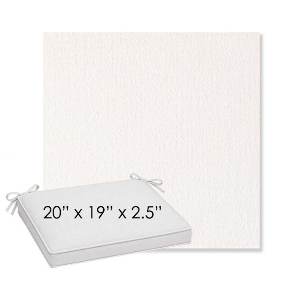 Picture of Abstraction Snow | Sunbrella® 20" x 19" Outdoor Dining Cushion