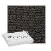 Picture of Amalfi Domino | Sunbrella® 20" x 19" Outdoor Dining Cushion