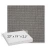 Picture of Bliss Smoke | Sunbrella® 20" x 19" Outdoor Dining Cushion