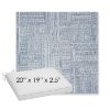Picture of Boro Indigo | Sunbrella® 20" x 19" Outdoor Dining Cushion