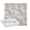Picture of Calm Graphite | Sunbrella® 20" x 19" Outdoor Dining Cushion