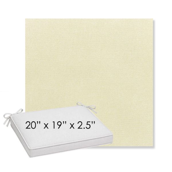 Picture of Canvas Canvas | Sunbrella® 20" x 19" Outdoor Dining Cushion