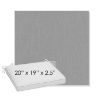 Picture of Canvas Lead Chine | Sunbrella® 20" x 19" Outdoor Dining Cushion
