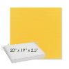 Picture of Canvas Sunflower Yellow | Sunbrella® 20" x 19" Outdoor Dining Cushion