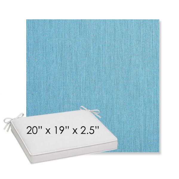 Picture of Cast Horizon | Sunbrella® 20" x 19" Outdoor Dining Cushion
