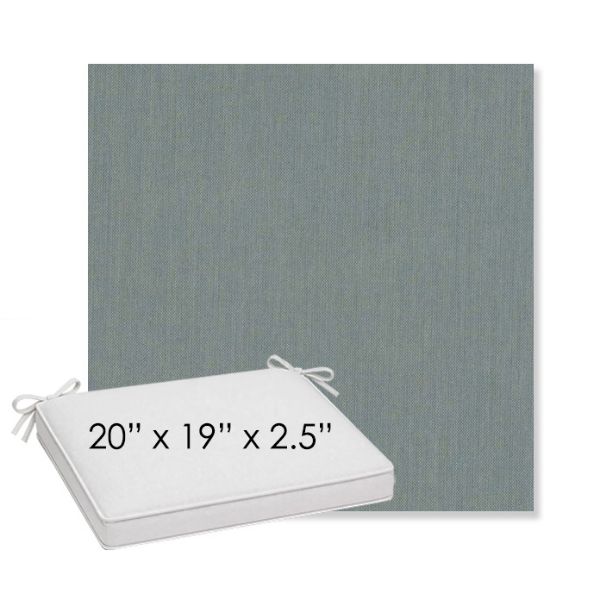 Picture of Cast Seaglass | Sunbrella® 20" x 19" Outdoor Dining Cushion