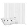 Picture of Compose Linen | Sunbrella® 20" x 19" Outdoor Dining Cushion