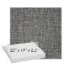 Picture of Crush Pewter | Sunbrella® 20" x 19" Outdoor Dining Cushion