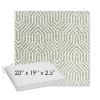 Picture of Etna Juniper | Sunbrella® 20" x 19" Outdoor Dining Cushion