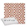 Picture of Hoopla Tobiko | Sunbrella® 20" x 19" Outdoor Dining Cushion