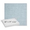 Picture of Idol Frost | Sunbrella® 20" x 19" Outdoor Dining Cushion