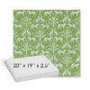 Picture of Jaipur Frame Chive | Sunbrella® 20" x 19" Outdoor Dining Cushion