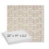Picture of Key Figure Mineral | Sunbrella® 20" x 19" Outdoor Dining Cushion