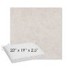 Picture of Leaf Structure Cloud | Sunbrella® 20" x 19" Outdoor Dining Cushion
