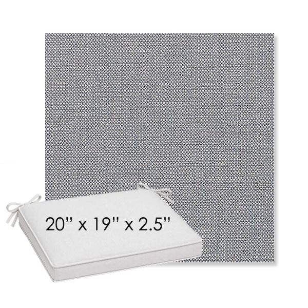 Picture of Linville Denim | Sunbrella® 20" x 19" Outdoor Dining Cushion