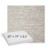 Picture of Litchfield Fog | Sunbrella® 20" x 19" Outdoor Dining Cushion