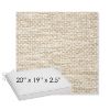 Picture of Litchfield Sand | Sunbrella® 20" x 19" Outdoor Dining Cushion