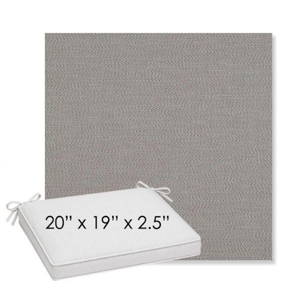 Picture of Lopi Silver | Sunbrella® 20" x 19" Outdoor Dining Cushion