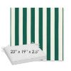 Picture of Mason Forest Green | Sunbrella® 20" x 19" Outdoor Dining Cushion