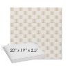 Picture of Mend Latte | Sunbrella® 20" x 19" Outdoor Dining Cushion