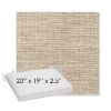 Picture of Momento Parchment | Sunbrella® 20" x 19" Outdoor Dining Cushion