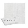 Picture of Momento Snow | Sunbrella® 20" x 19" Outdoor Dining Cushion