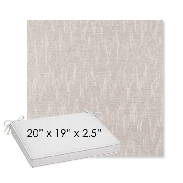 Picture of Mountains Snow | Sunbrella® 20" x 19" Outdoor Dining Cushion