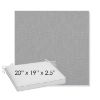 Picture of Natte Grey Chine | Sunbrella® 20" x 19" Outdoor Dining Cushion