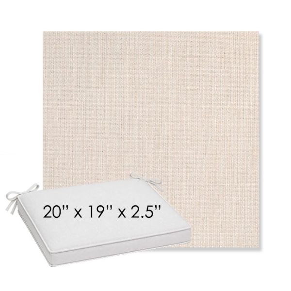 Picture of Nova Glimmer | Sunbrella® 20" x 19" Outdoor Dining Cushion