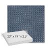 Picture of Nurture Indigo | Sunbrella® 20" x 19" Outdoor Dining Cushion
