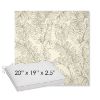 Picture of Palma Whitesand | Sunbrella® 20" x 19" Outdoor Dining Cushion