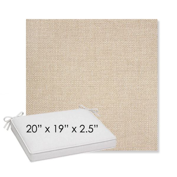 Picture of Piazza Dune | Sunbrella® 20" x 19" Outdoor Dining Cushion