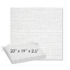 Picture of Piazza White | Sunbrella® 20" x 19" Outdoor Dining Cushion