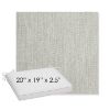 Picture of Pique Gravel | Sunbrella® 20" x 19" Outdoor Dining Cushion