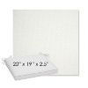 Picture of Pique Salt | Sunbrella® 20" x 19" Outdoor Dining Cushion