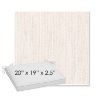 Picture of Poros Eggshell | Sunbrella® 20" x 19" Outdoor Dining Cushion