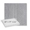 Picture of Posh Graphite | Sunbrella® 20" x 19" Outdoor Dining Cushion
