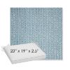 Picture of Posh Sky | Sunbrella® 20" x 19" Outdoor Dining Cushion