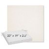 Picture of Posh Snow | Sunbrella® 20" x 19" Outdoor Dining Cushion