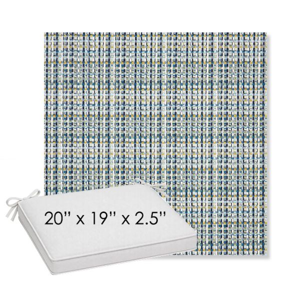 Picture of Principle Lagoon | Sunbrella® 20" x 19" Outdoor Dining Cushion