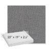 Picture of Proof Slate | Sunbrella® 20" x 19" Outdoor Dining Cushion