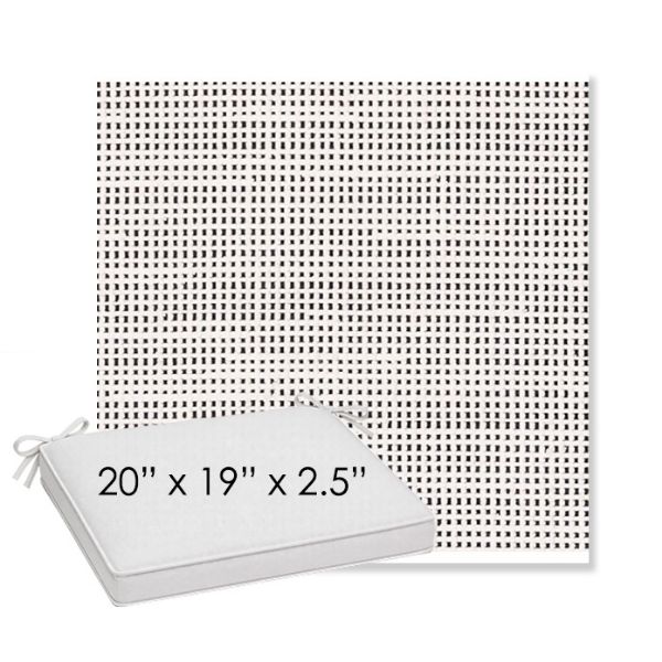 Picture of Rest Ink | Sunbrella® 20" x 19" Outdoor Dining Cushion