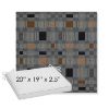 Picture of Rubix Vintage Denim | Sunbrella® 20" x 19" Outdoor Dining Cushion