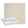 Picture of Tailored Snow | Sunbrella® 20" x 19" Outdoor Dining Cushion