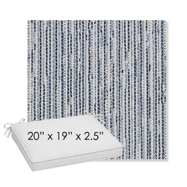 Picture of Tectonic Coastal | Sunbrella® 20" x 19" Outdoor Dining Cushion