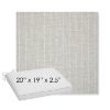Picture of Ticking Fog | Sunbrella® 20" x 19" Outdoor Dining Cushion