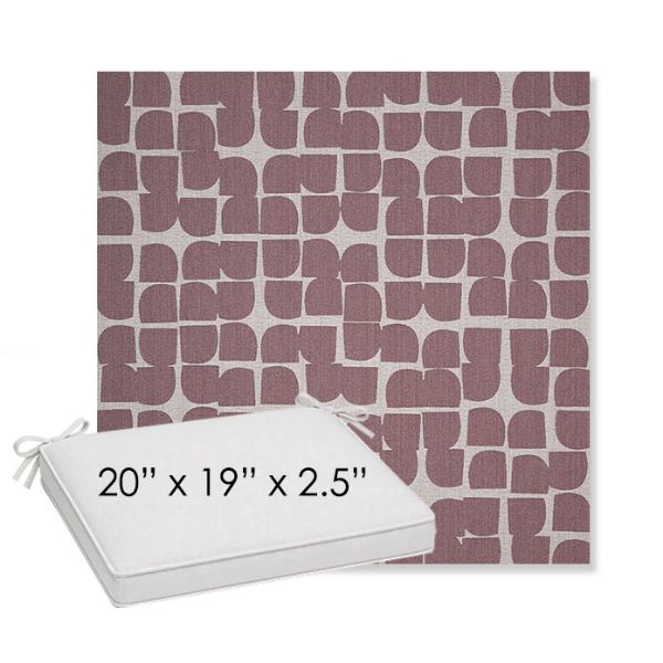 Picture of Toggle Aster | Sunbrella® 20" x 19" Outdoor Dining Cushion
