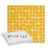 Picture of Toggle Lemon Drop | Sunbrella® 20" x 19" Outdoor Dining Cushion